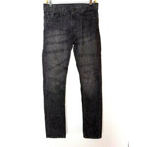 Levi's 511 Men's Black Skinny Zipper Back Pocket Jeans Size 31/32